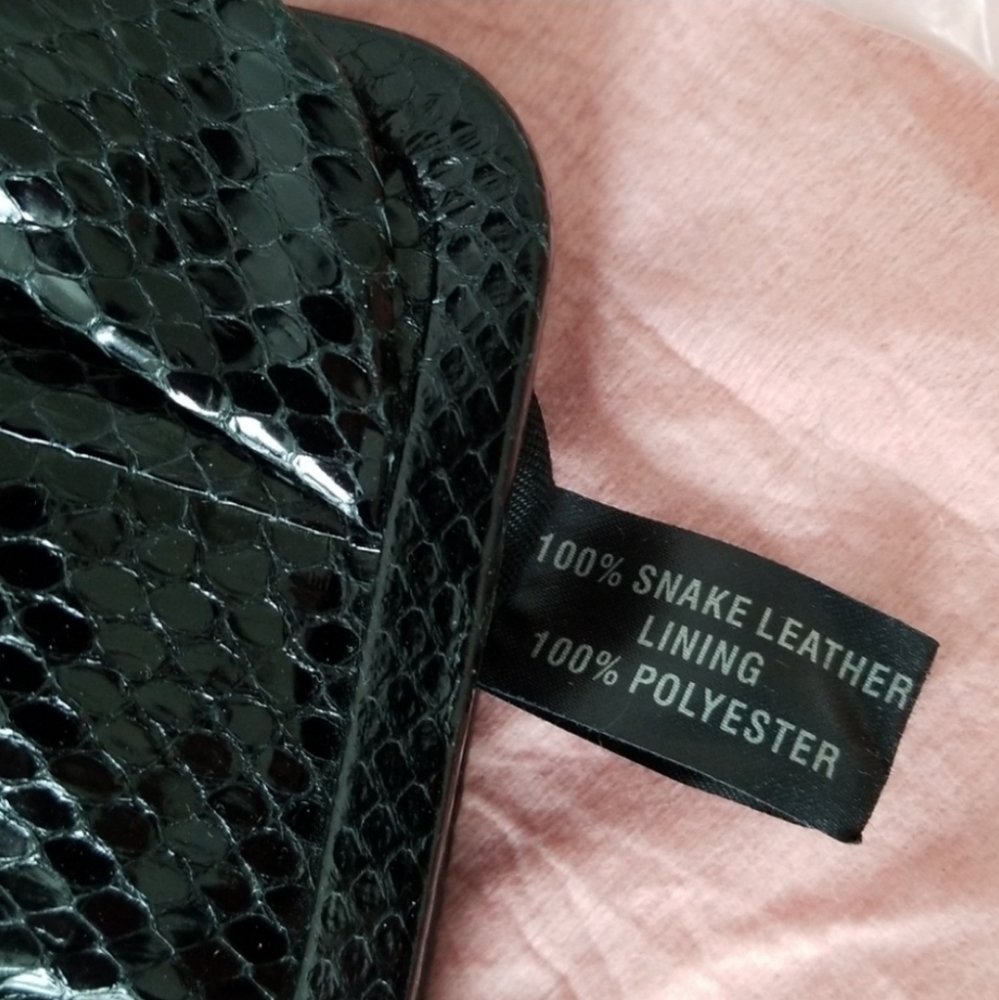 Francesco Biasia Black Leather Bag - Picture 4 of 6